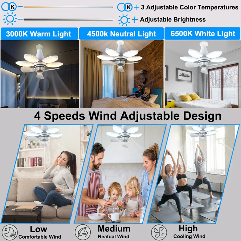 2-In-1 Ceiling Fan Light - Image 11