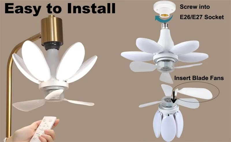 2-In-1 Ceiling Fan Light - Image 16