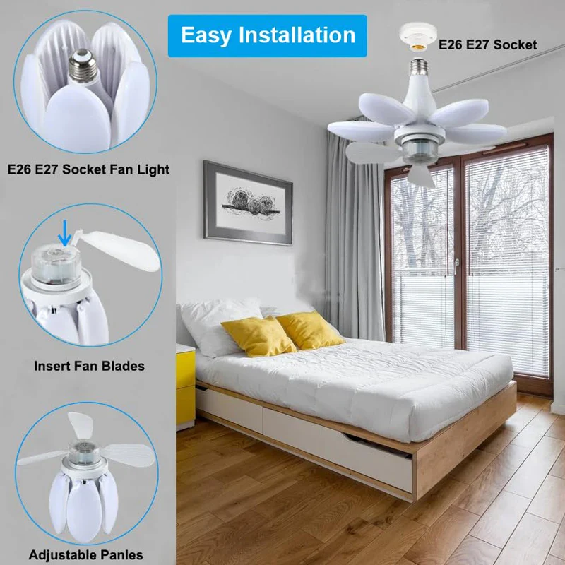 2-In-1 Ceiling Fan Light - Image 4