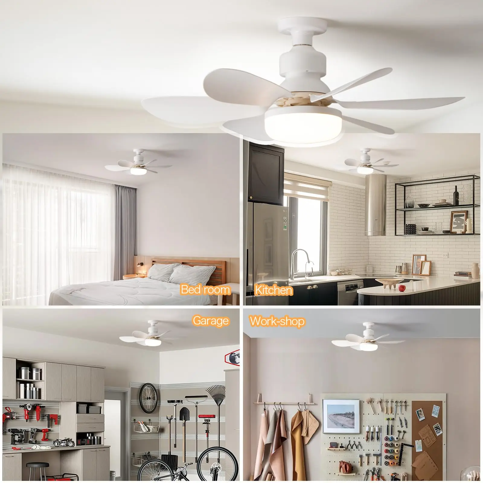 2-In-1 Ceiling Fan Lights - Image 4
