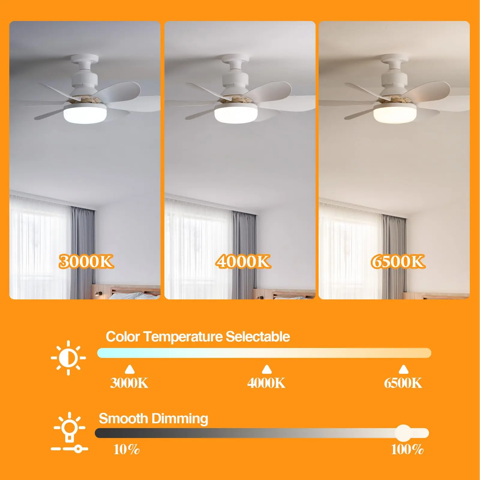 2-In-1 Ceiling Fan Lights - Image 8