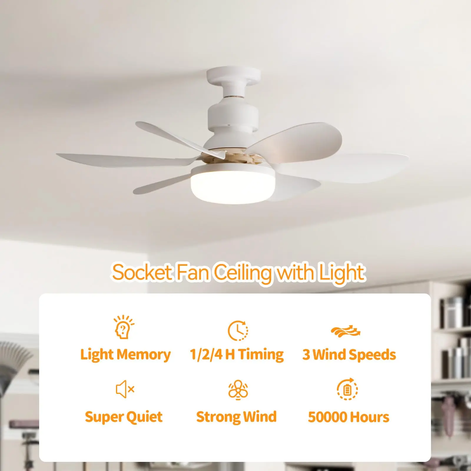 2-In-1 Ceiling Fan Lights - Image 9