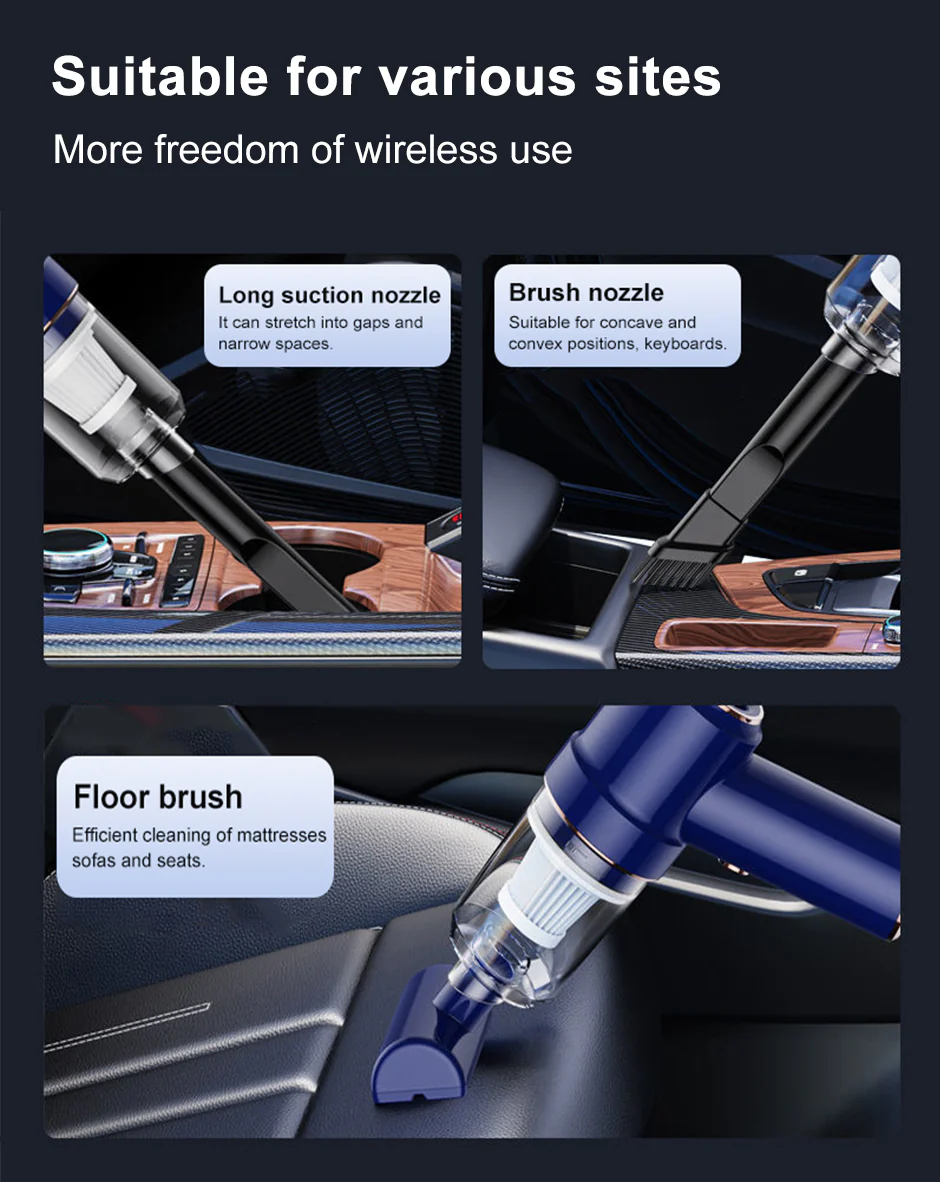 2 in 1 Cordless Car Vacuum Cleaner - Image 20