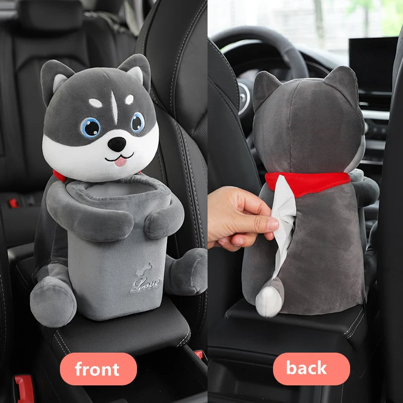2 in 1 Cute Cartoon Car Tissue Box - Image 3