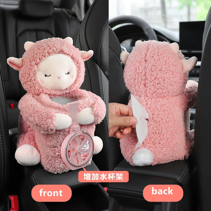 2 in 1 Cute Cartoon Car Tissue Box - Image 6