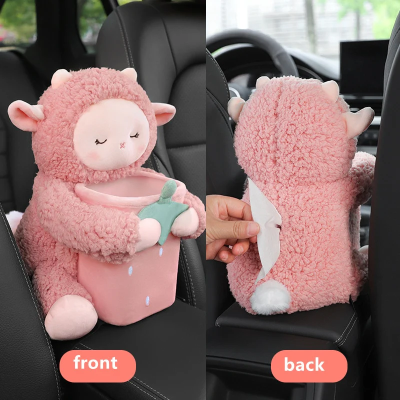 2 in 1 Cute Cartoon Car Tissue Box - Image 7