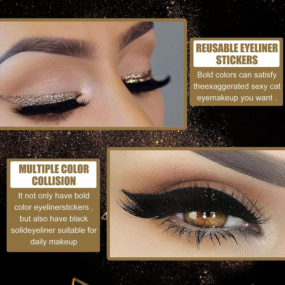 2-In-1 Eyeliner False Eyelashes Sticker - Image 11