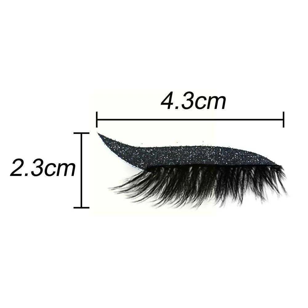 2-In-1 Eyeliner False Eyelashes Sticker - Image 12