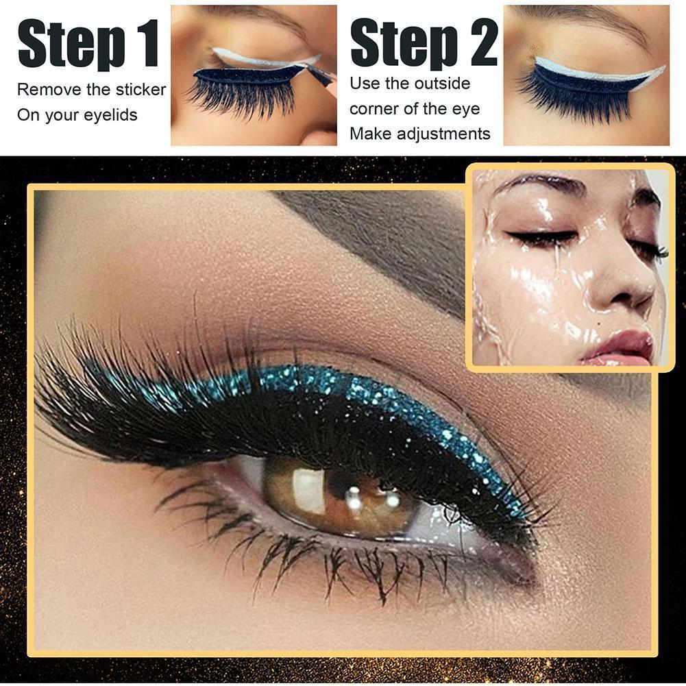 2-In-1 Eyeliner False Eyelashes Sticker - Image 14