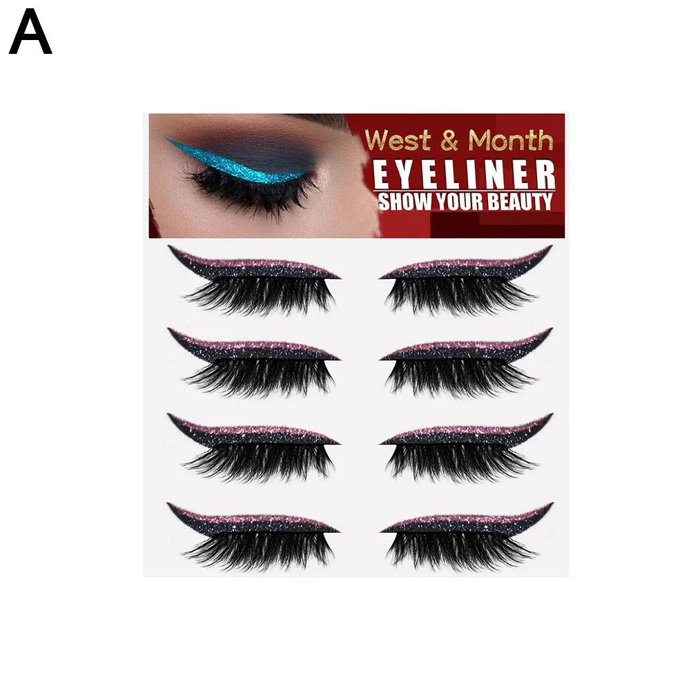 2-In-1 Eyeliner False Eyelashes Sticker - Image 15