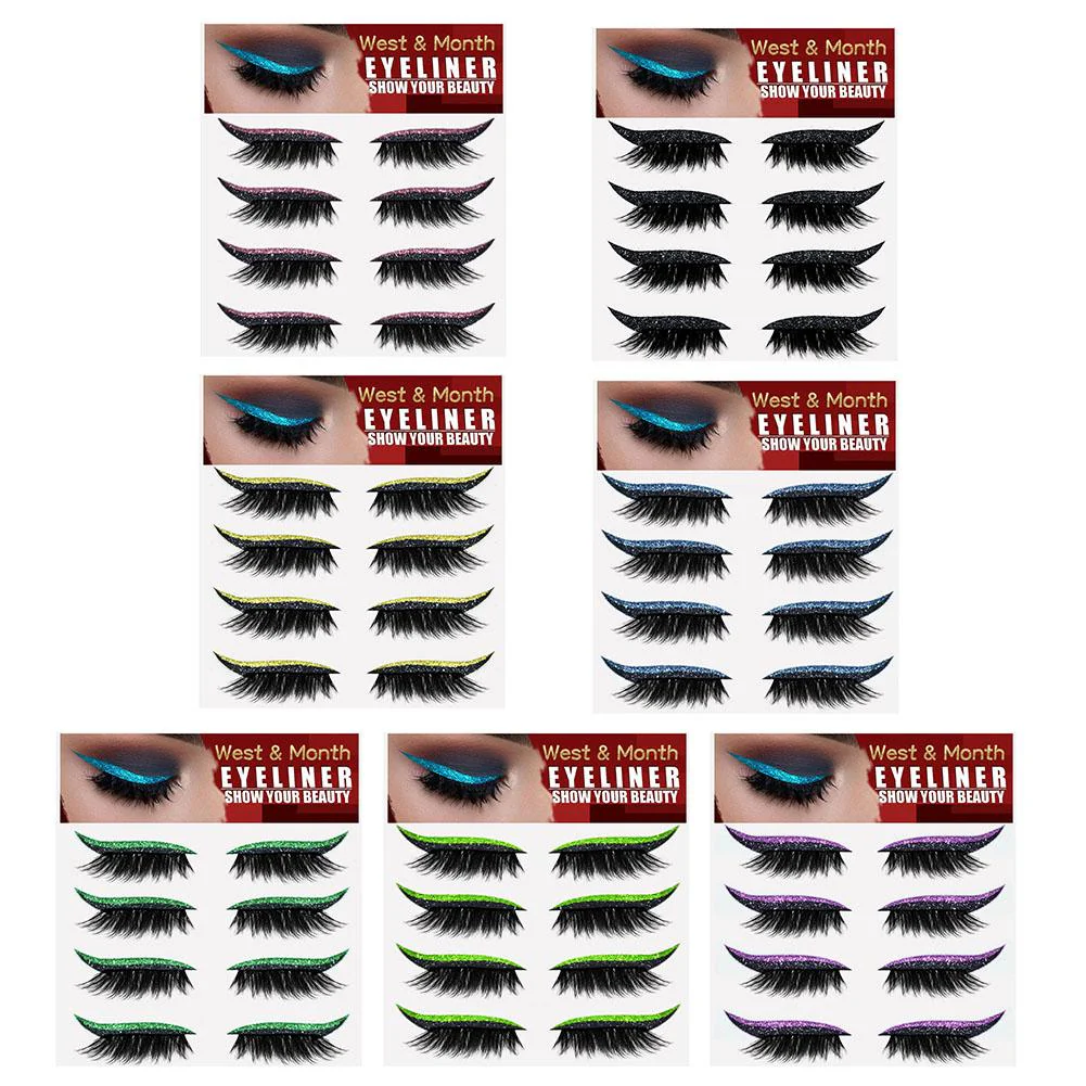 2-In-1 Eyeliner False Eyelashes Sticker - Image 16