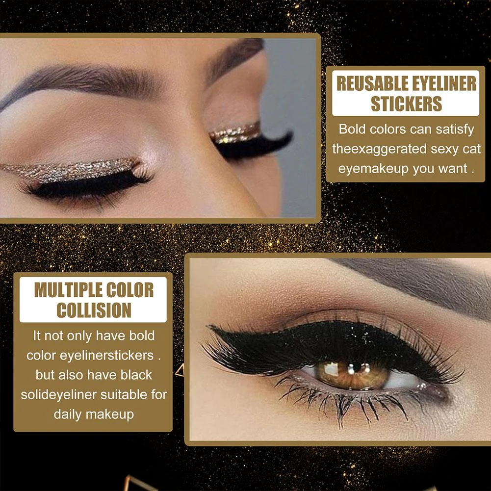 2-In-1 Eyeliner False Eyelashes Sticker - Image 23