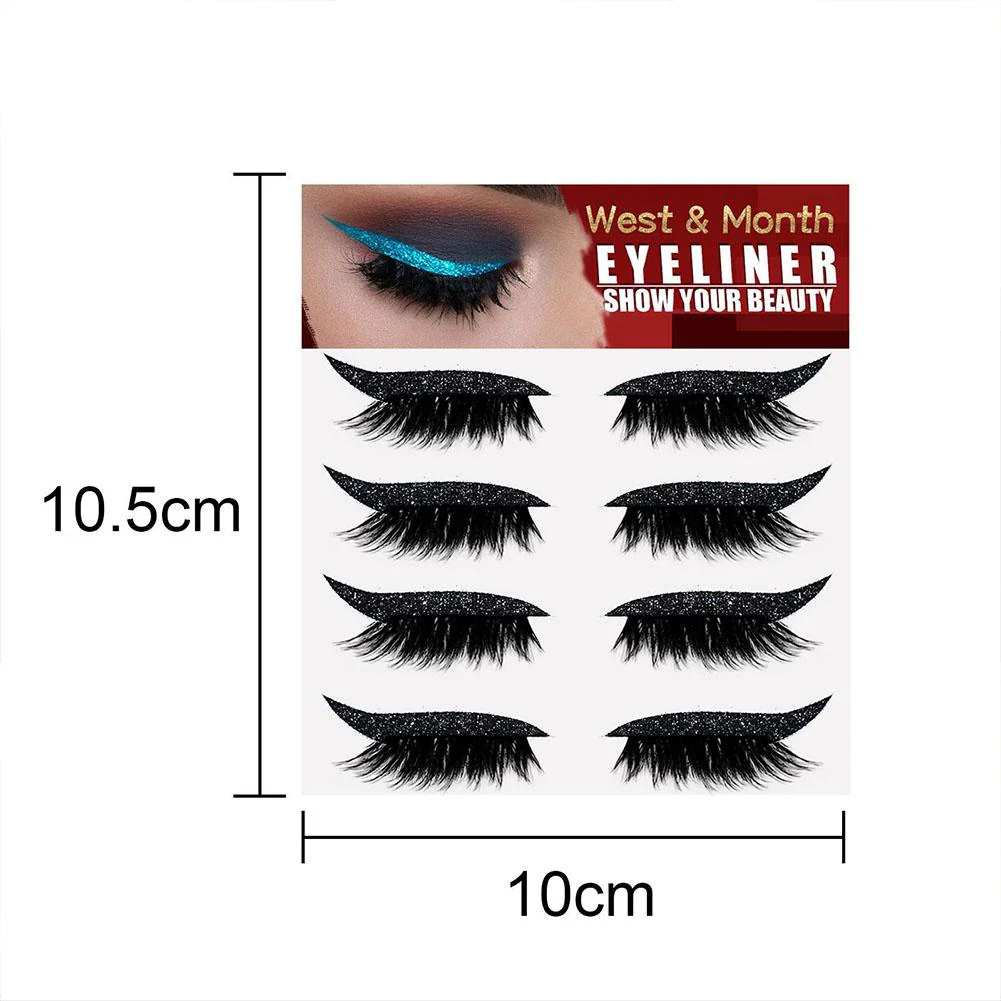 2-In-1 Eyeliner False Eyelashes Sticker - Image 24