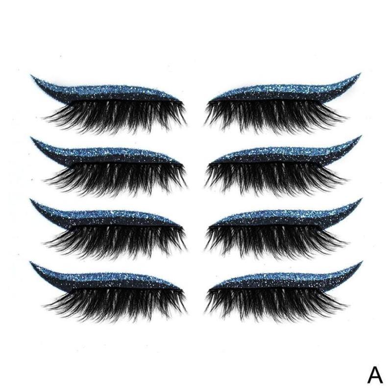 2-In-1 Eyeliner False Eyelashes Sticker - Image 5