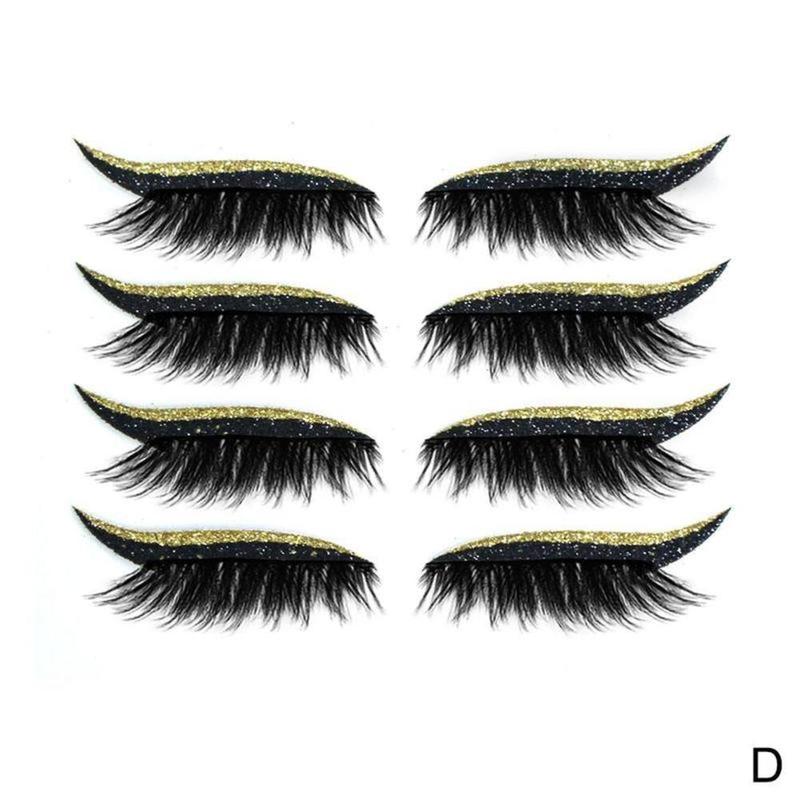 2-In-1 Eyeliner False Eyelashes Sticker - Image 7