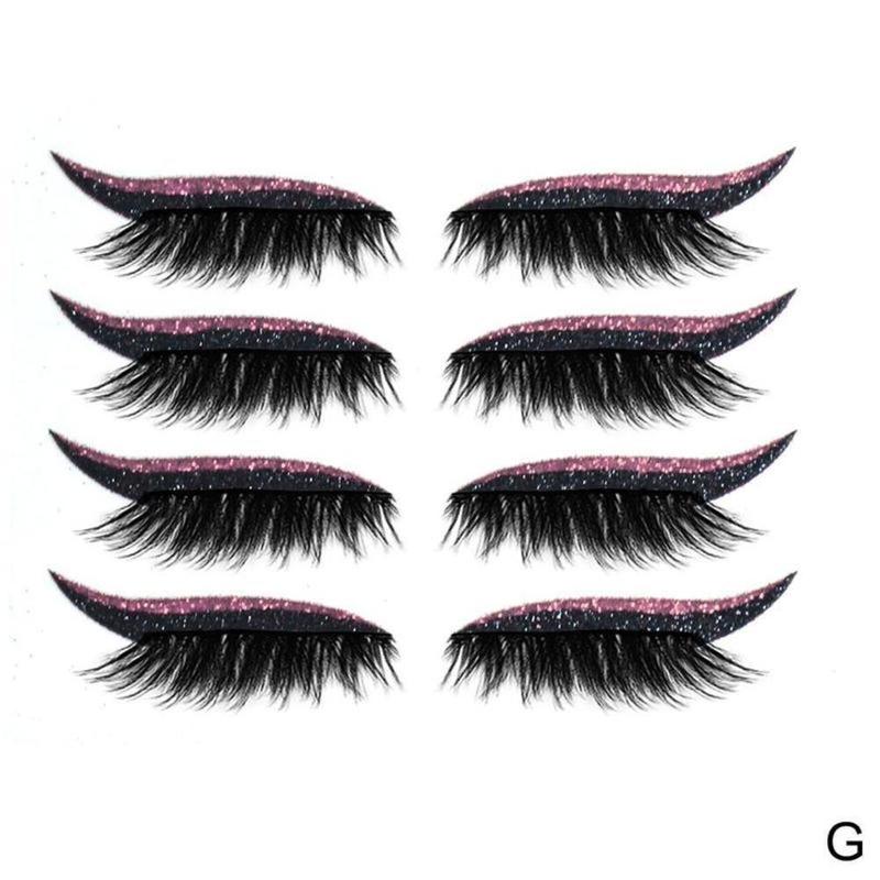 2-In-1 Eyeliner False Eyelashes Sticker - Image 8