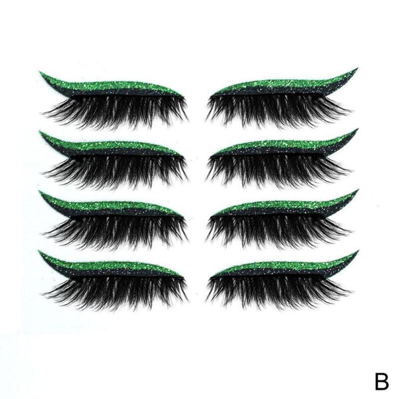 2-In-1 Eyeliner False Eyelashes Sticker - Image 9