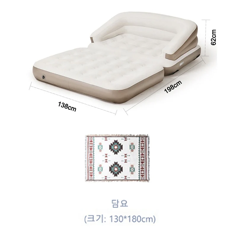 2-In-1 Inflatable Mattress Sofa - Image 3