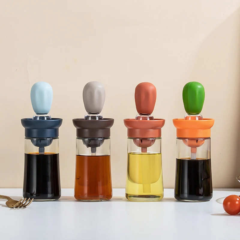 2-in-1 Kitchen Silicone Brush Oil Bottle - Image 6