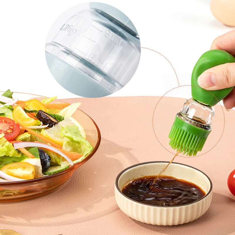 2-in-1 Kitchen Silicone Brush Oil Bottle - Image 8