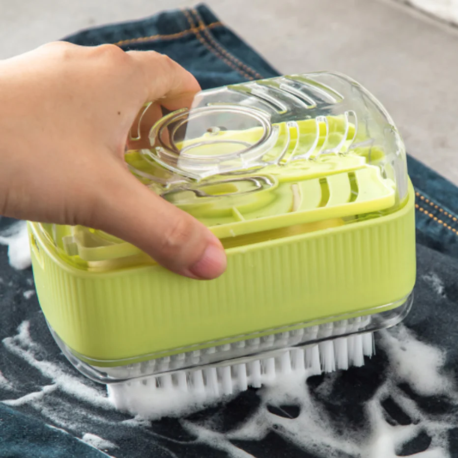 2 in 1 Multifunctional Soap Box Laundry Brush - Image 12