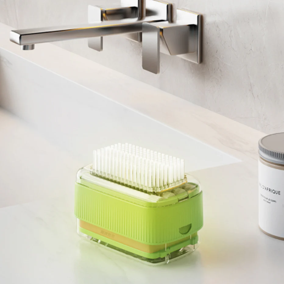 2 in 1 Multifunctional Soap Box Laundry Brush - Image 13