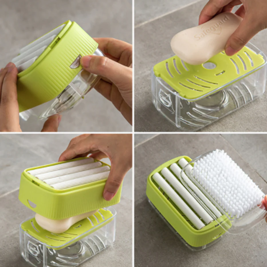 2 in 1 Multifunctional Soap Box Laundry Brush - Image 15