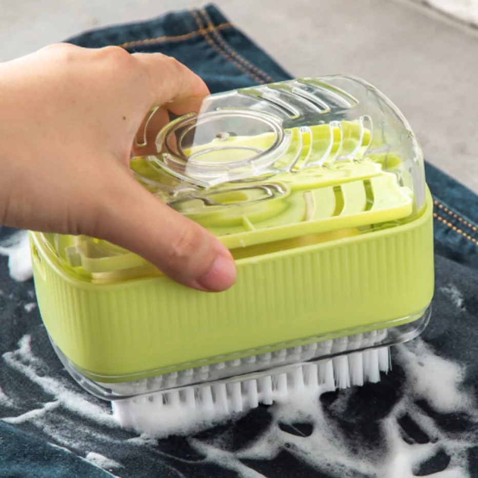 2 in 1 Multifunctional Soap Box Laundry Brush - Image 8