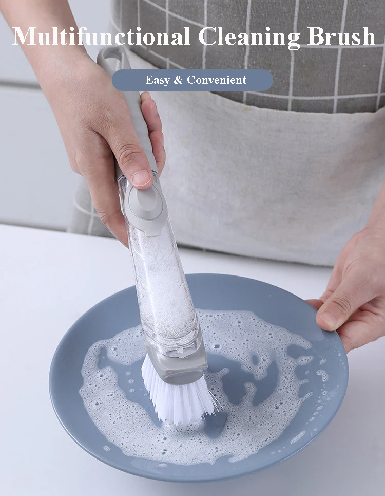 2-In-1 Soap Dispenser Cleaning Sponge Brush - Image 10