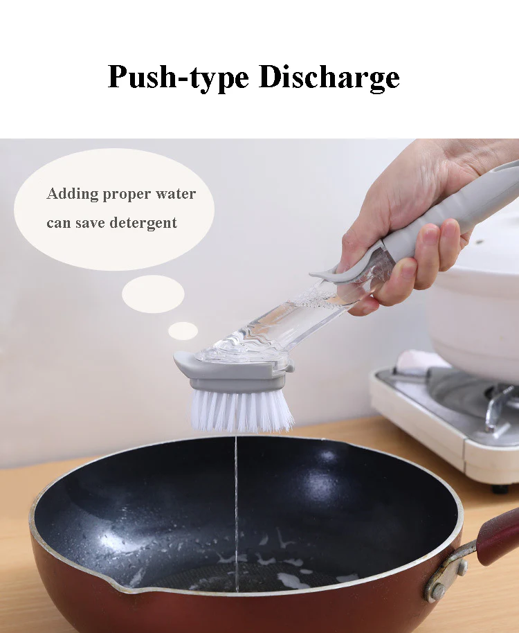 2-In-1 Soap Dispenser Cleaning Sponge Brush - Image 11