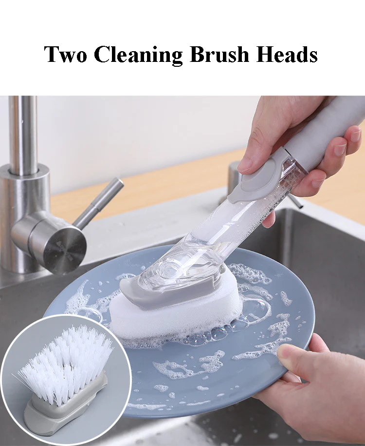 2-In-1 Soap Dispenser Cleaning Sponge Brush - Image 13