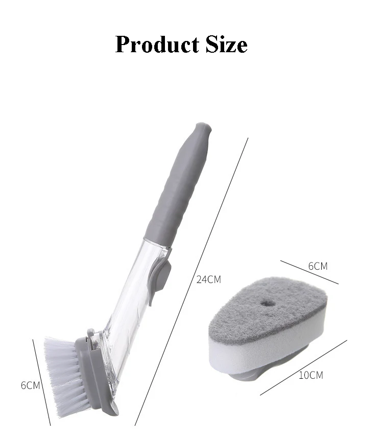 2-In-1 Soap Dispenser Cleaning Sponge Brush - Image 18