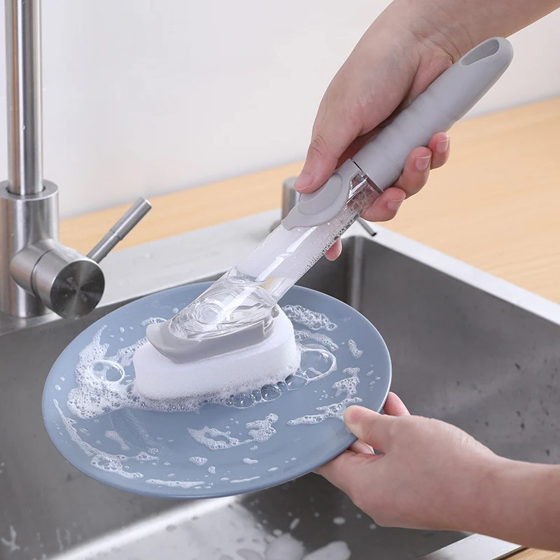 2-In-1 Soap Dispenser Cleaning Sponge Brush - Image 9