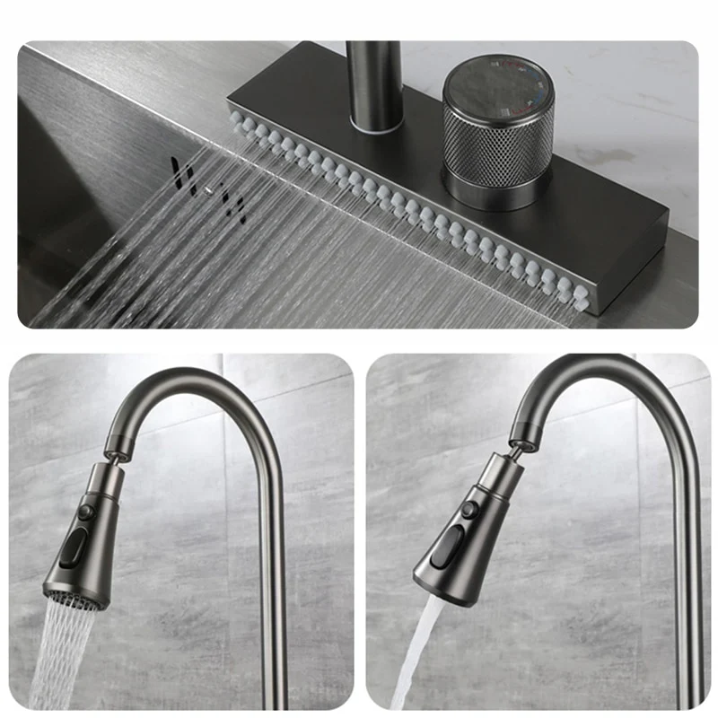 2-In-1 Waterfall  Faucet - Image 6