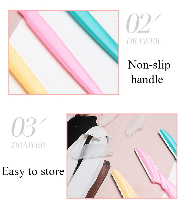 20/40/80/100PCS Eyebrow Shaver - Image 39
