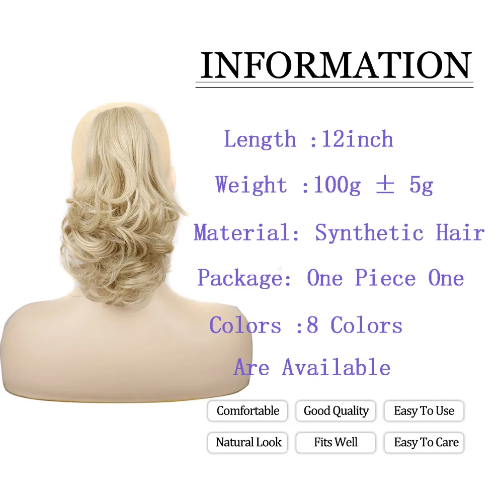 20 Inch Synthetic Claw Clip - Image 4