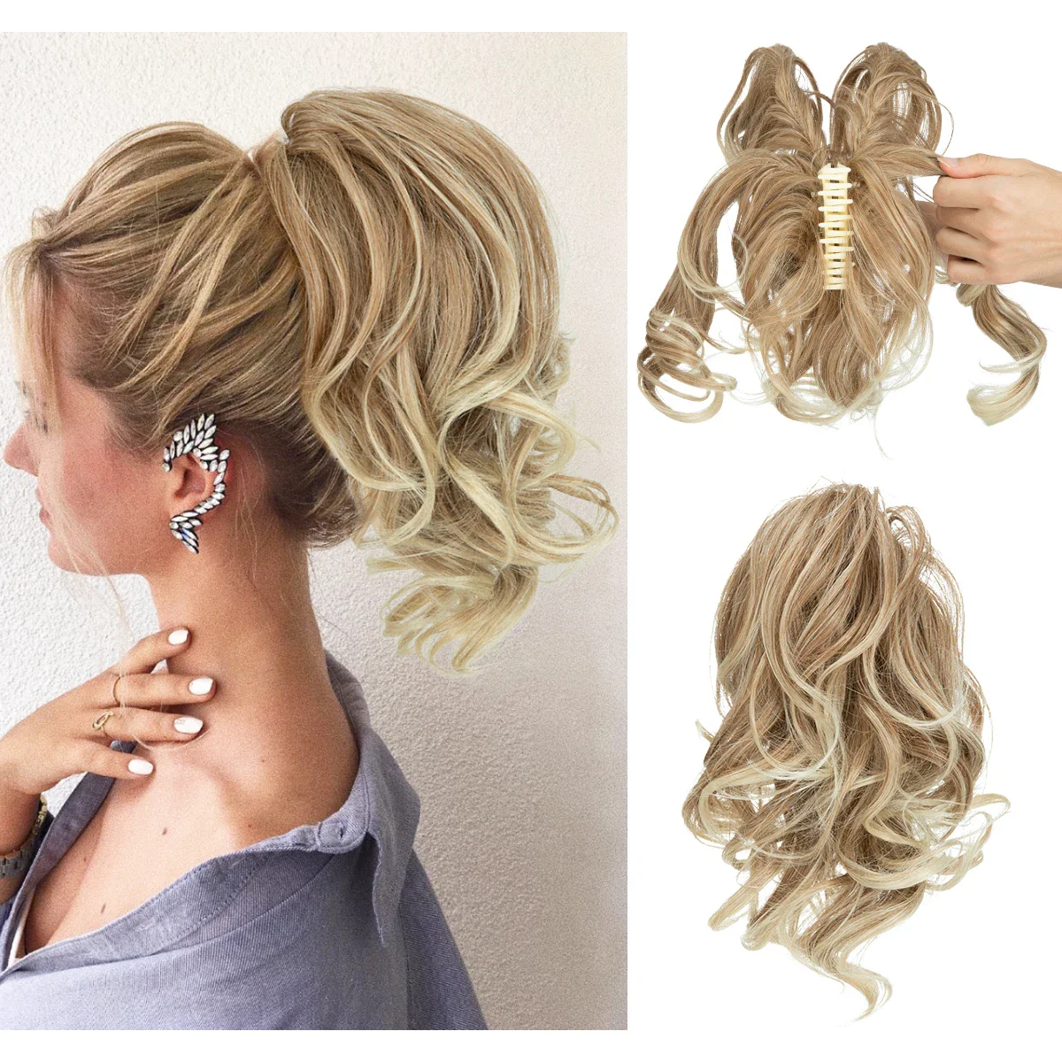20 Styles Synthetic Claw Clip - Image 11