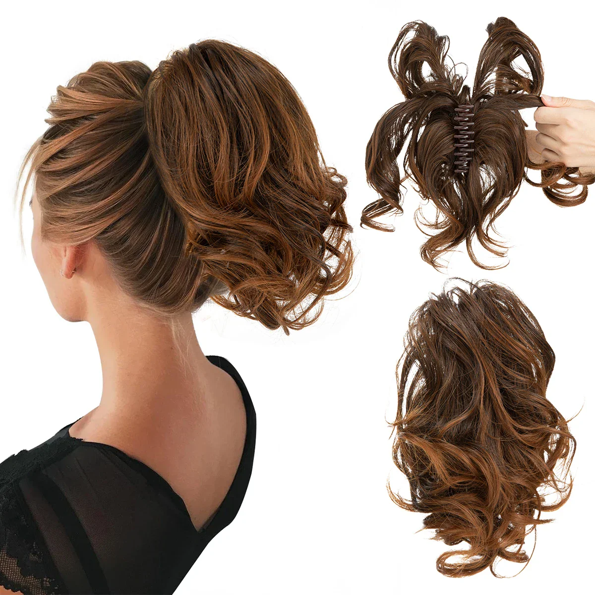 20 Styles Synthetic Claw Clip - Image 12