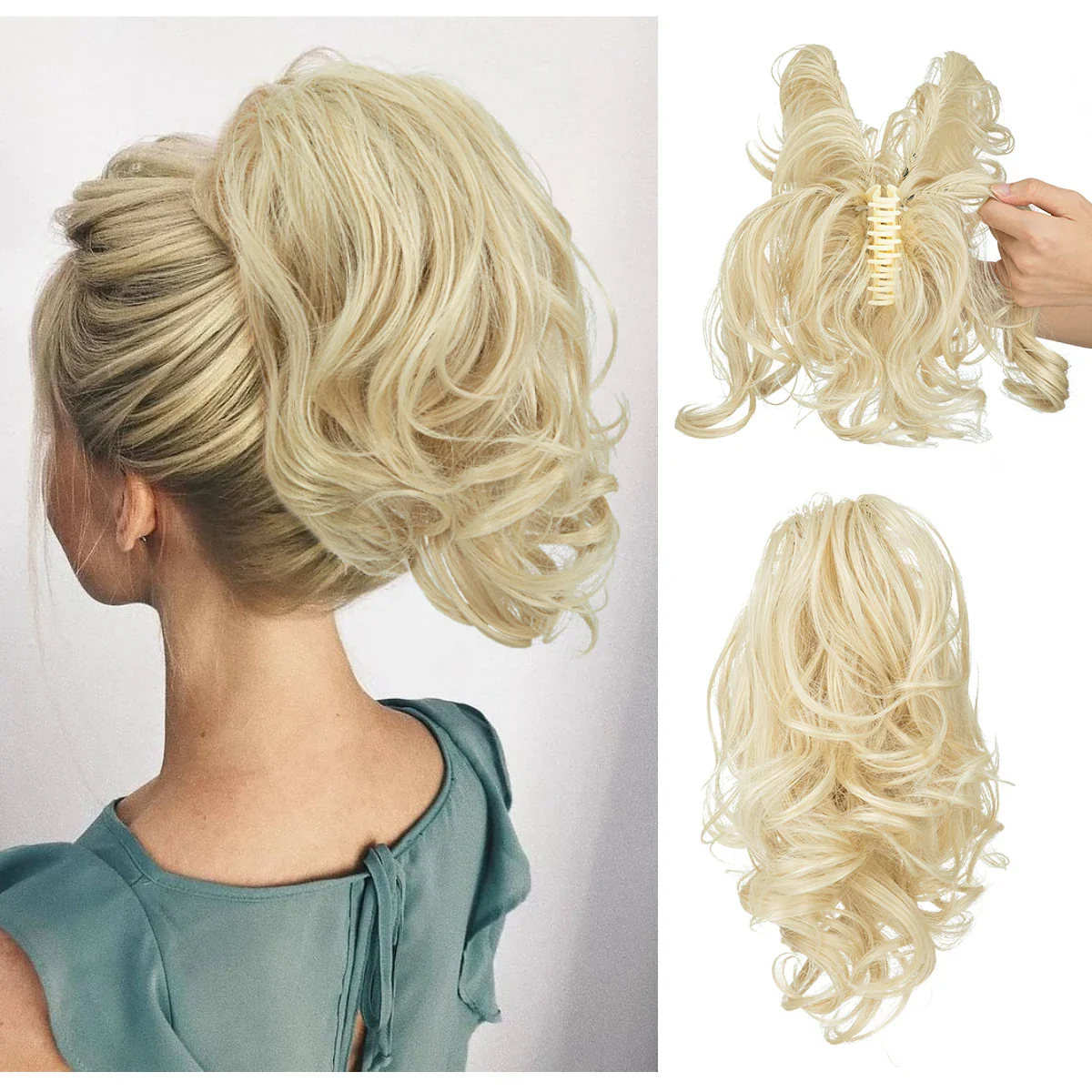 20 Styles Synthetic Claw Clip - Image 17