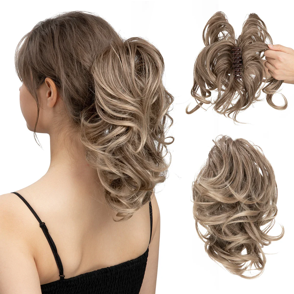 20 Styles Synthetic Claw Clip - Image 18