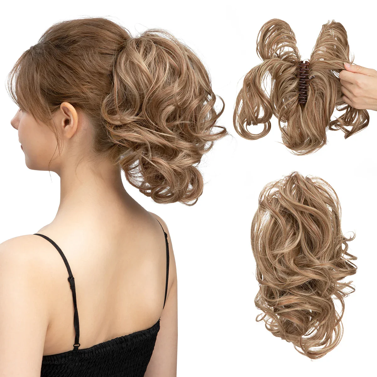 20 Styles Synthetic Claw Clip - Image 23