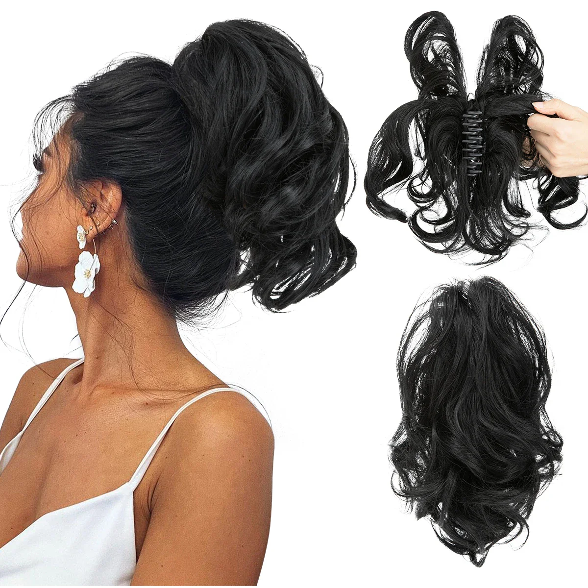 20 Styles Synthetic Claw Clip - Image 7