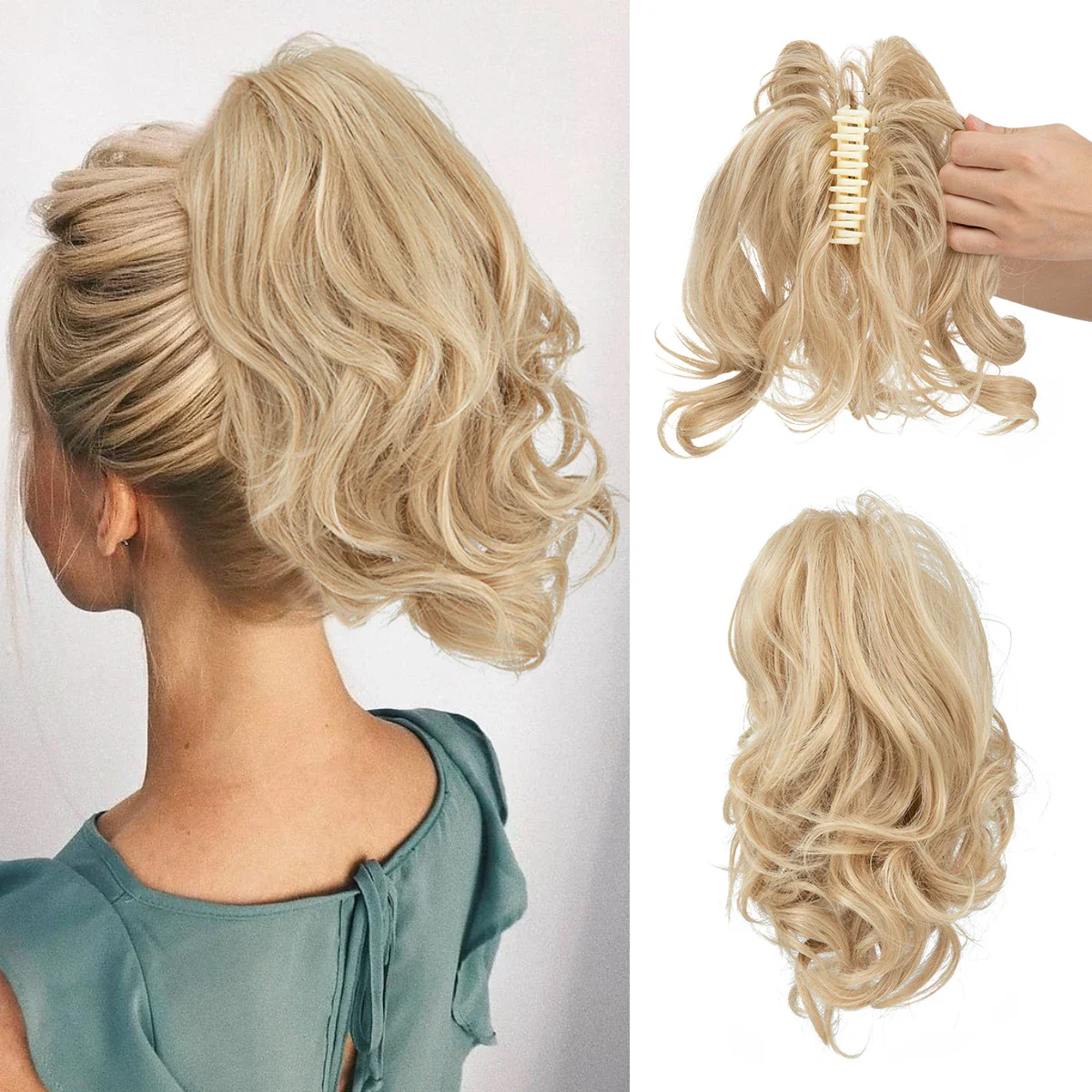 20 Styles Synthetic Claw Clip - Image 9