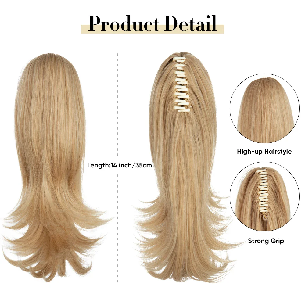 20 Styles Synthetic Claw Clip - Image 2