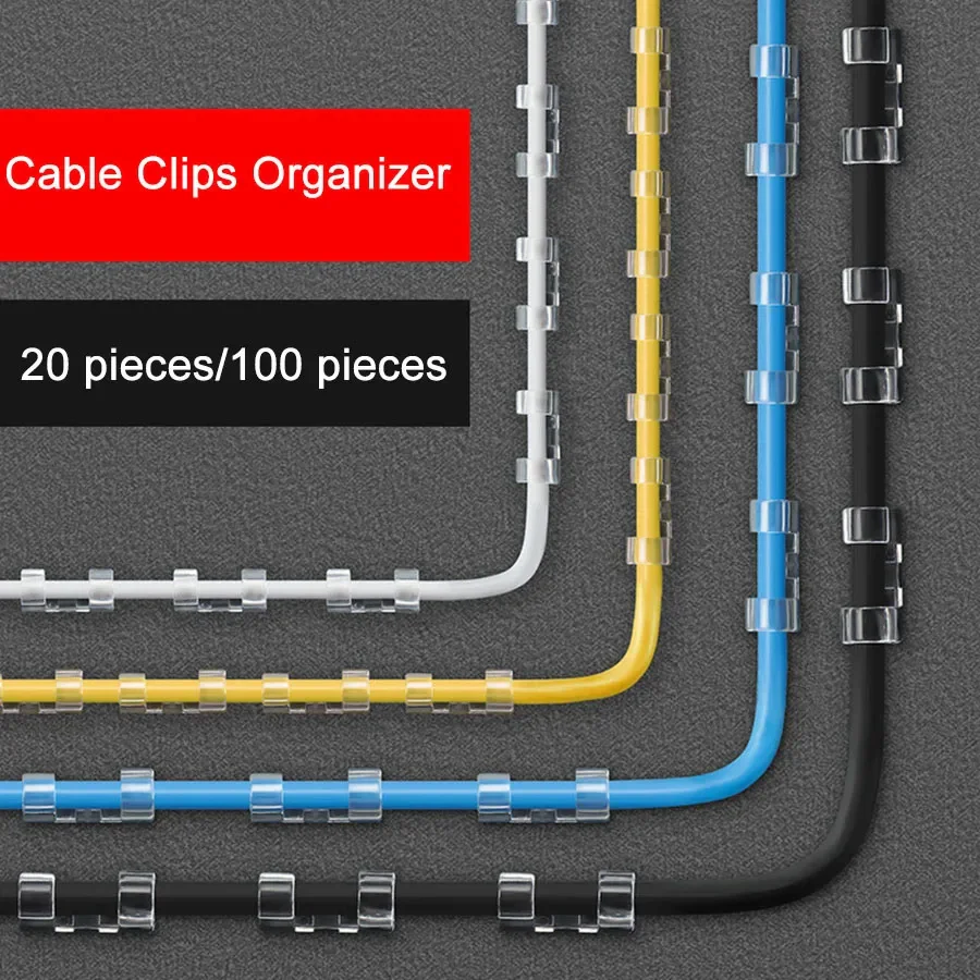 20PCS 3 Sizes Cable Clips Organizer - Image 3