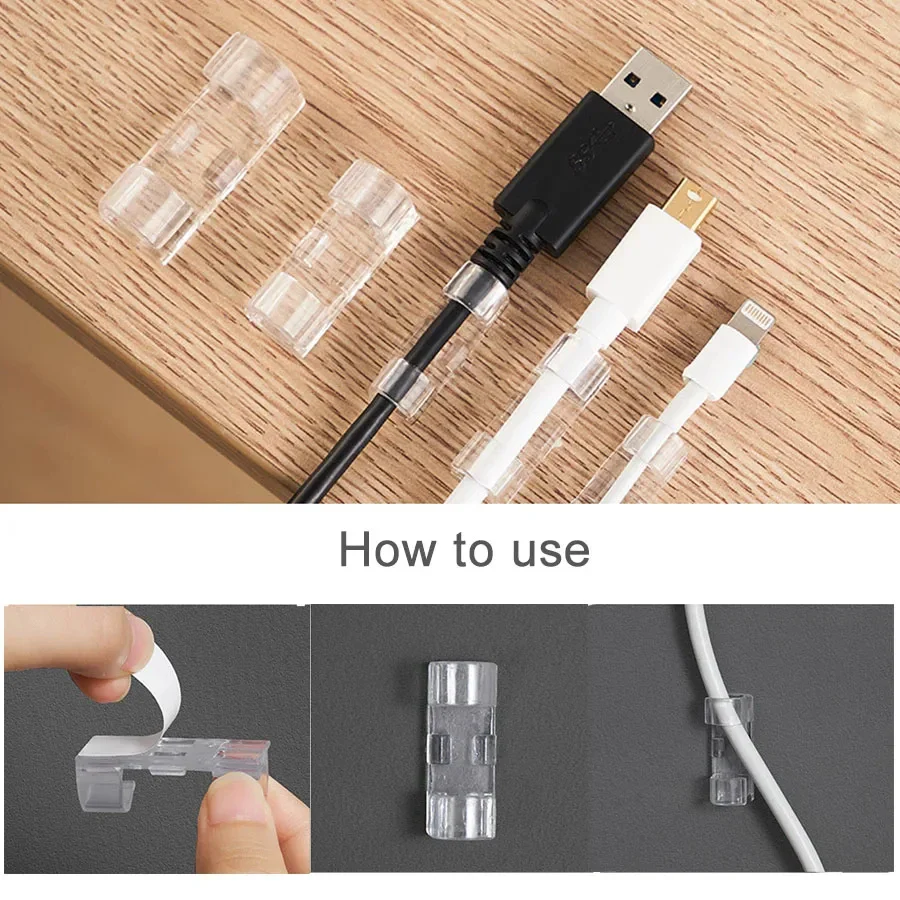 20PCS 3 Sizes Cable Clips Organizer - Image 6