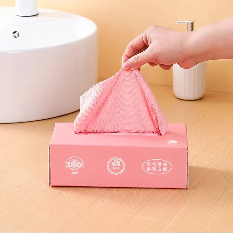 20PCS/Box Reusable Microfiber Towel - Image 2
