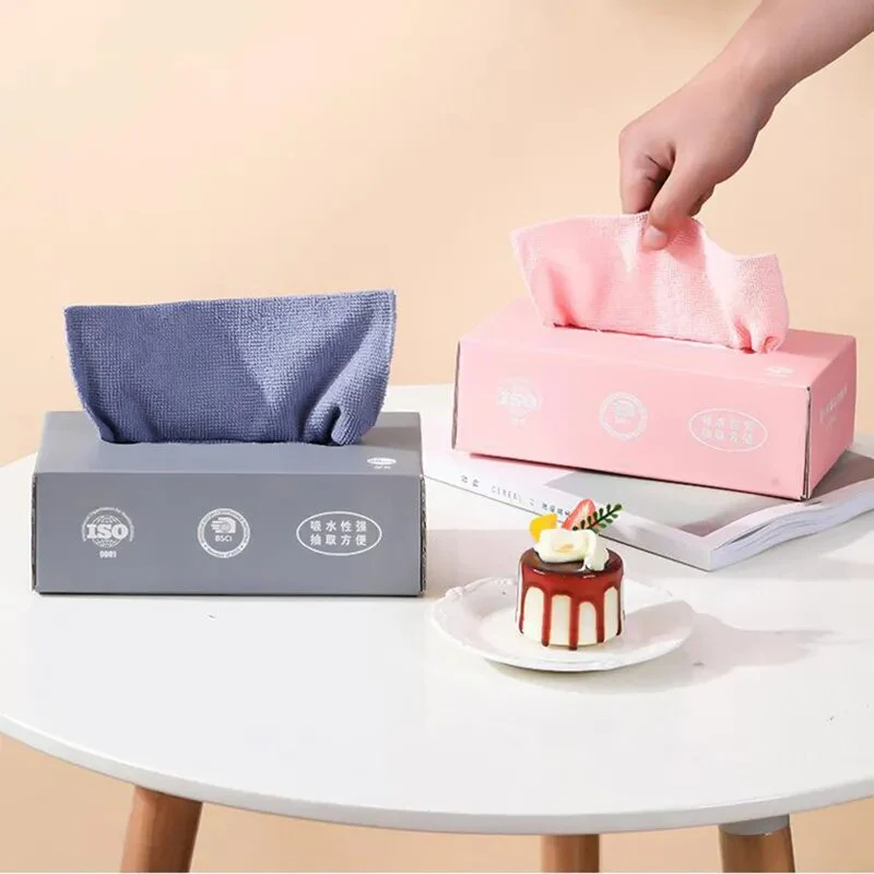 20PCS/Box Reusable Microfiber Towel - Image 6
