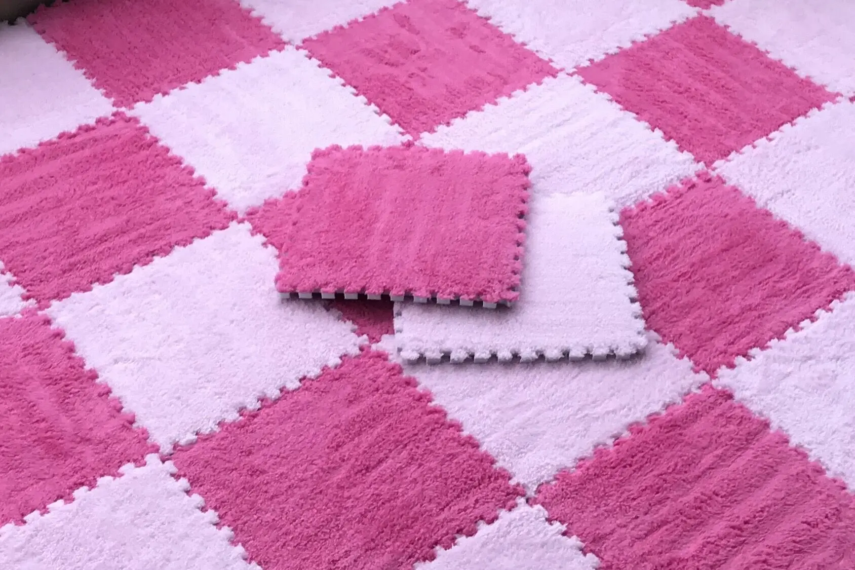 20PCS Soft Plush Puzzle Floor Mat - Image 13