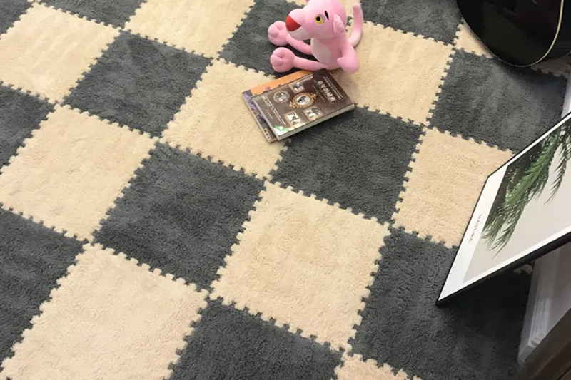 20PCS Soft Plush Puzzle Floor Mat - Image 17